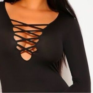 ALLEGRACE Women Sexy Long Sleeves Stretchy Bodycon Party Bandage Dress